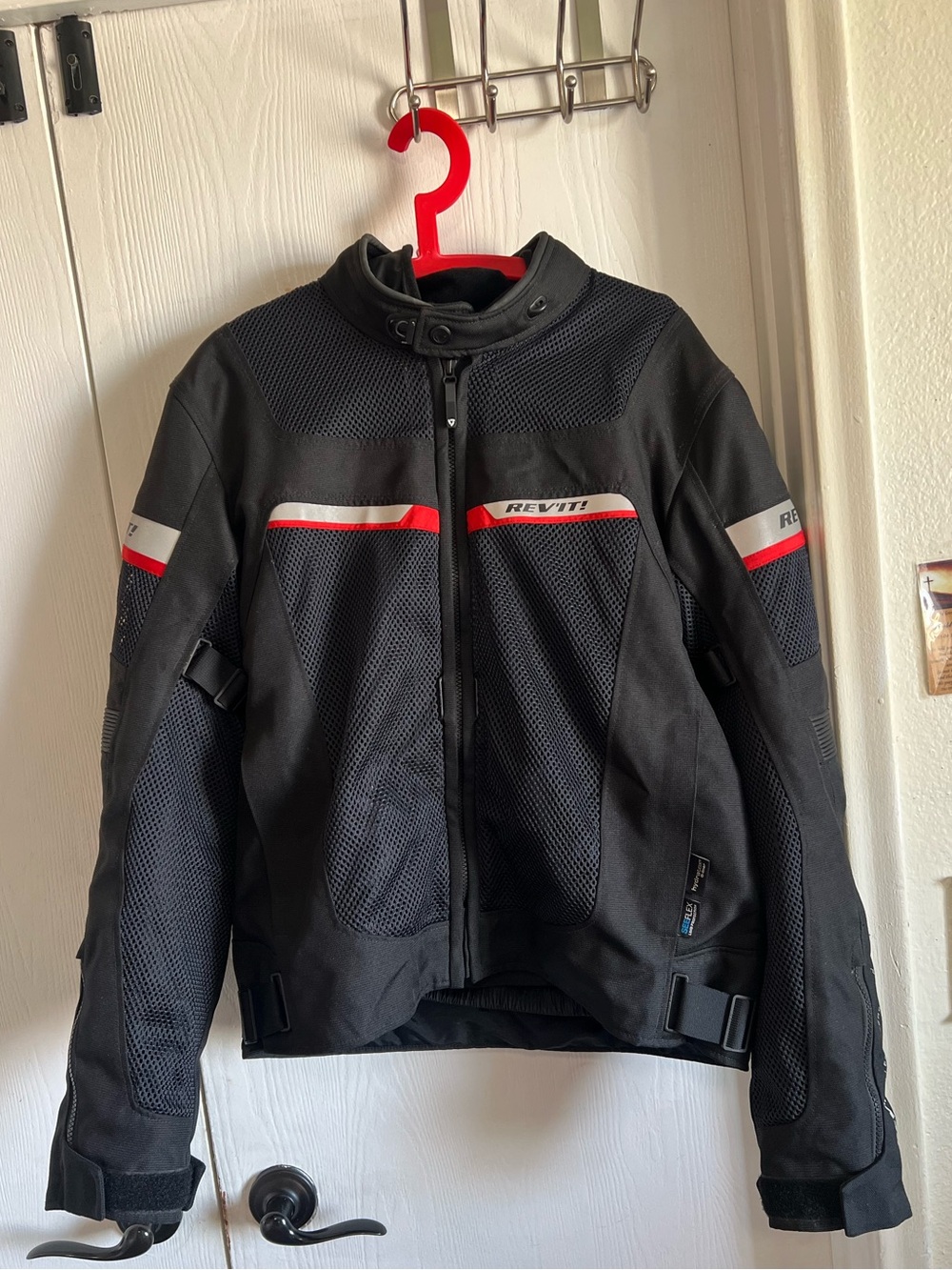 Rev'It Tornado 2 H2O Mens Textile Motorcycle Jacket Black/Anthracite Size L